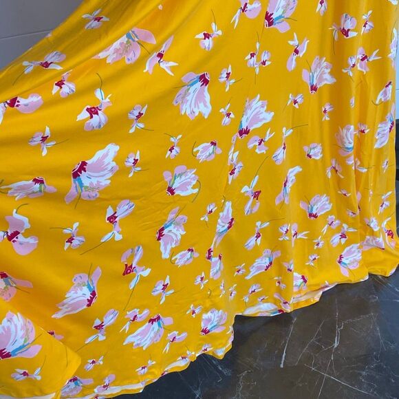 Agnes & Dora Essential Maxi Dress Baby Suede Falling Iris Gold - Sz S NWT/001 - Picture 12 of 12